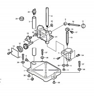 Dremel 2 615 021 232 Drill Press Stand Work Station Spare Parts